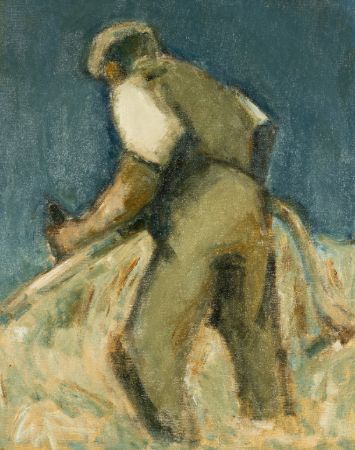 Man Mowing