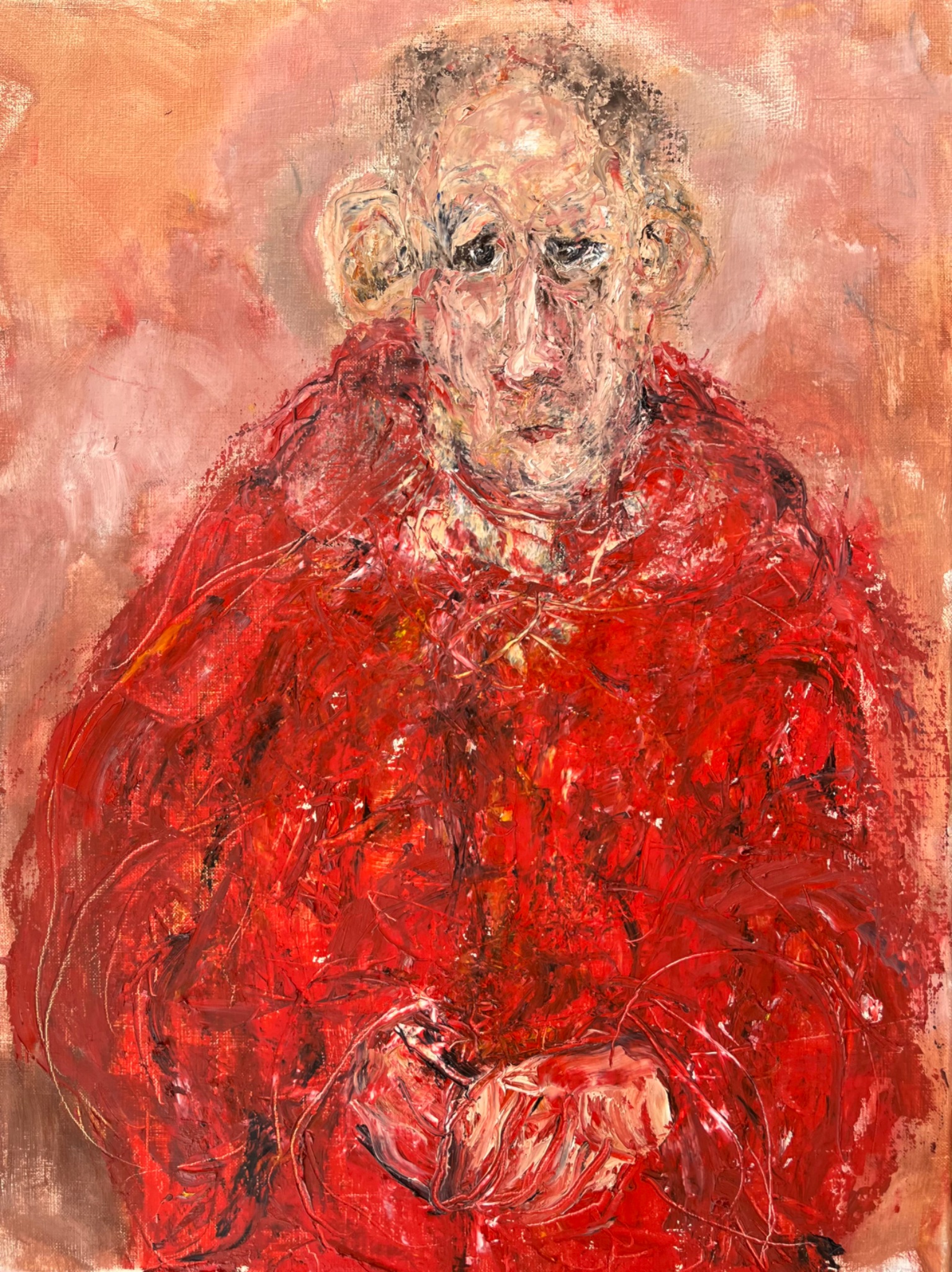 Man in red