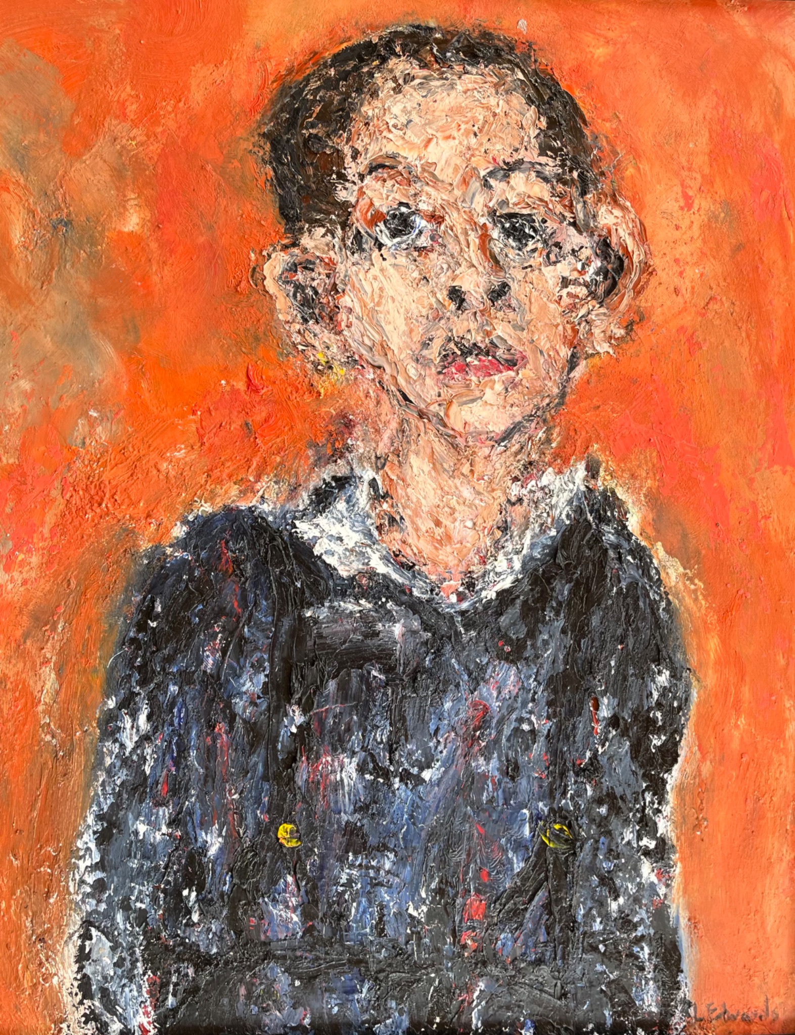 Boy with braces