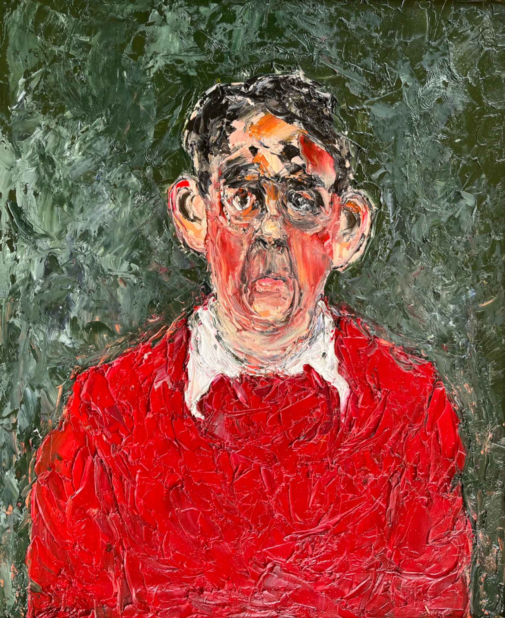 Man in red jumper